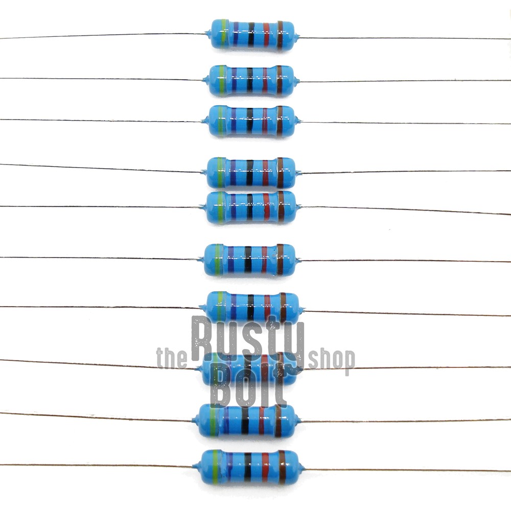 Resistors – 1/2 w (0.5 watt) – 47K ohm – 1% Tolerance – Metal Film – New