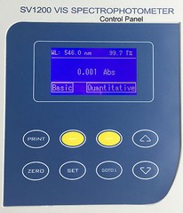 Azzota ® SV-1200, Digital 4nm Visible Spectrophotometer