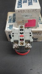 IDEC ABD301N-R, 30mm Momentary Pushbutton