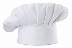 Chef Hat Adjustable Hook Clos Kitchen Cooking Cap for Adult or Kids 1 Pc White