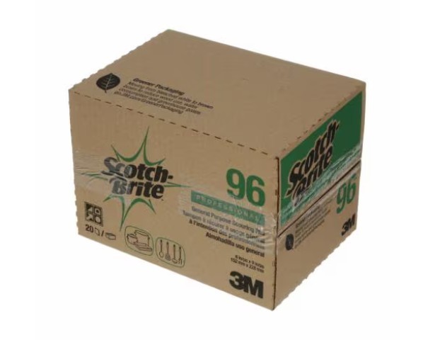 3M Scotch-Brite 6″ x 9″ Professional General Purpose Scouring Pads (Qty 20)