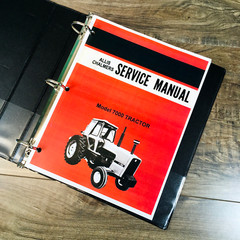 Allis Chalmers 7000 Tractor Service Manual Repair Shop Technical Book Overhaul