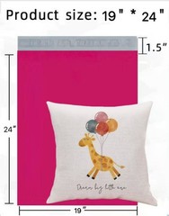 #7 19×24 Poly Mailers Plastic Mailing Envelopes Shipping Bags PINK 300 Pieces