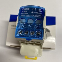 Power Junction Box Distribution Terminal Block Connector DIN Rail 80A