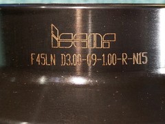 Iscar F45LN-D3.00 Tangential 3″ 45° Face Mill 1″AH With 10 New LNKX1506 Inserts