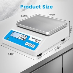 High Precision 5000g x 0.01g Digital Analytical Balance Scale, Lab & Jewelry …