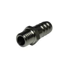 M10X1.5 Male Thread To 10mm 3/8” Hose Barb Stainless Steel Fitting Adapter