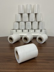 16 Rolls Stretch Wrap Film 80 Gauge Pallet Shrink Wrap 5.1in x 4in, 1200ft Each