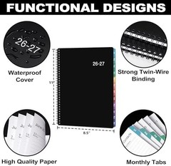 Weekly and Monthly Planner 2026-2027, July 2026-June 2027, 8.5” x 11” | Academ