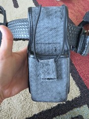 Uncle Mike’s Law Enforcement Belt With Extras Glock 17/22 Black Duty Medium M
