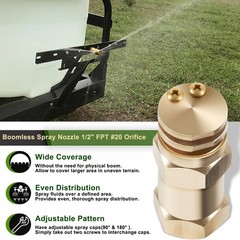 6542-1FBA Boomless Spray Nozzle For Agriculture, Lawn Care & General Watering