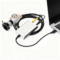 USB Endoscopy Camera HD w/ Portable Cold LED Light Source for Rigid Endoscopes