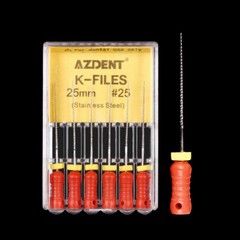 21mm /25mm Dental Endodontic Root Canal Hand Use K-Files Stainless Steel AZDENT
