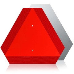Slow Moving Vehicle Safety Sign,Slow Moving Vehicle Triangle Sign,Aluminum Grade