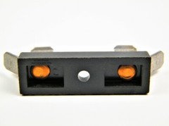 FUSE BLOCK, SINGLE, AGC-STYLE, OPEN-AIR, BUSSMANN MODEL 2839, QUICK CONNECTS