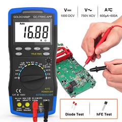 Digital Multimeter AC/DC Current Voltage Autorange TRMS Amp Ohm Meter 6000Counts