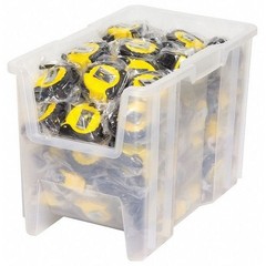 Akro-Mils 13014Sclar Stacking Bin, 17-1/2 In L X 10-7/8 In W X 12-1/2 In H,