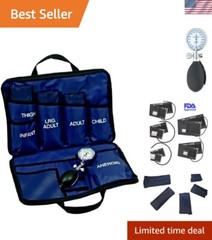 Blood Pressure Aneroid Kit System – EMS Emergency Portable Travel Size First …