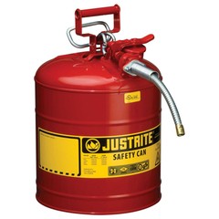 Justrite 7250120 Type II Safety Can 5 Gallon with 5/8″ Hose