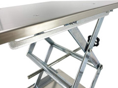 (R) Lab Jack Lift Scissor Table Stainless Steel 12″X12″X18″ Max Load 55 Lbs/25Kg