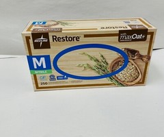 Medline Restore Touch Nitrile Gloves MaxOat+ Medium 2500 box