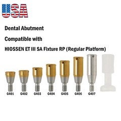 US For Hiossen Oss Implant Locator Abutments PEEK Retention Caps Mini & Regular