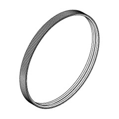 RPI Replacement Drive Belt RAMVAC Bulldog QT1 22.83in Length