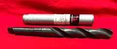 MICHIGAN DRILL HIGH SPEED STEEL 299 1-1/64 #3MT TAPER SHANK OIL HOLE DRILL