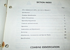 Massey Ferguson MF 300 Combine Operators/Owners Manual 690-553-M8 6-76 ORIGINAL!