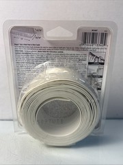 White Tub and Wall Peel and Stick Caulk Strip 1-5/8in x 11ft Seals Out Moisture