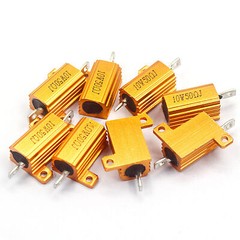 RX24 5/10/25/50/100/200/300/500W Power Golden Aluminium Wire wound Resistors