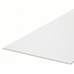 1/16″ Thick UHMW Plastic Sheet 24″ L x 12″ W Off-White Opaque