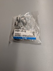 SMC VVQ1000-51A-C6 Manifold Port 6mm Tube OD LOT OF 10