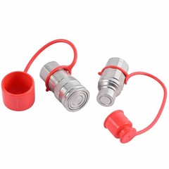 1/2″ NPT Flat Face Hydraulic Quick Connect Coupler Set for Bobcat Skid Steer