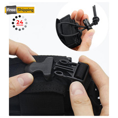 Tactical Molle Radio Holster Holder,Military Heavy Duty Pouch Bag for Black