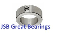 1/4″ shaft set screw solid steel collar stop zinc plated 1/4 inch collars