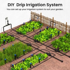230FT Quick-Connect Drip Irrigation 33FT Main tube+Father’s Day Gift for Dad