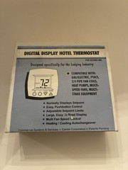 Digital Hotel Motel Residential PTAC Thermostat New In Box Carrier