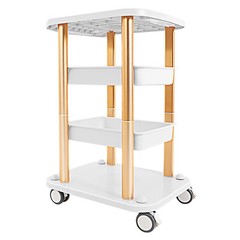 Instrument Rolling Cart For Cavitation Beauty Machine Salon SPA Trolley Stand US