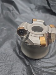 Hitachi IASDF5048R-4 Indexable Face Mill 4 Insert Cutter CNC Milling Tool.