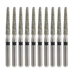 Dental Diamond FG Burs 850/016F 850/016SC Round End Taper Super Coarse Fine Grit