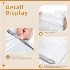 Lightweight Poly Mailers 24×36 Inches, 25 Count Self-Adhesive Shipping Bags