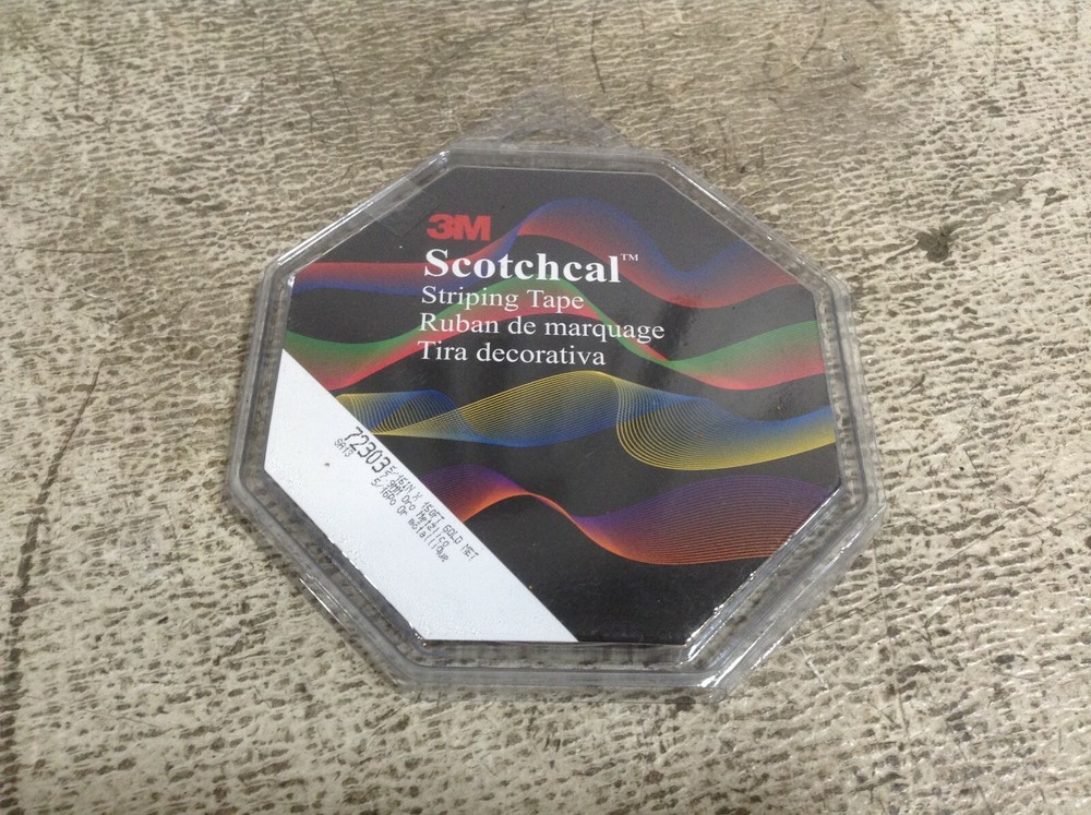 3M Scotchcal 72303 Striping Tape 5/16″ x 150′ Gold Met New (TSC)