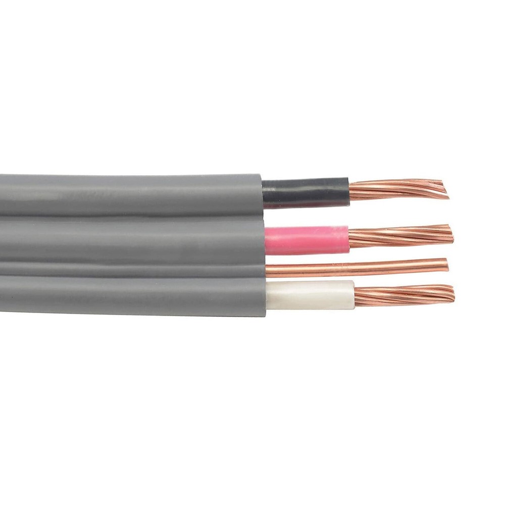75′ 6/3 UF-B Wire With Ground Underground Feeder Direct Burial Cable 600V
