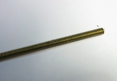 8-32 Fully Threaded Brass Rod 12″ Long Qty(1)