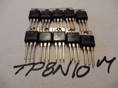 Motorola MTP8N10 Field Effect Transistors Gold Leads Qty 10 NOS BGX