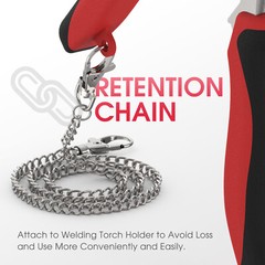 8″ Anti-Rust MIG Welding Pliers with Rentention Chain, for Professional Welding