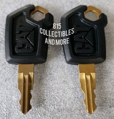 (2) CATERPILLAR CAT MACHINE IGNITION KEYS 5P-8500, 5P8500