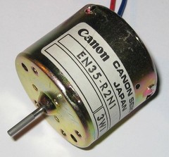 Canon EN35 DC Motor – 6 V – 6000 RPM – Smooth and Quiet Motor with Power Leads