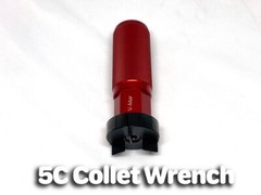 5C collet wrench, aluminum handle, 4140 head. Strong and beautiful. Made in USA